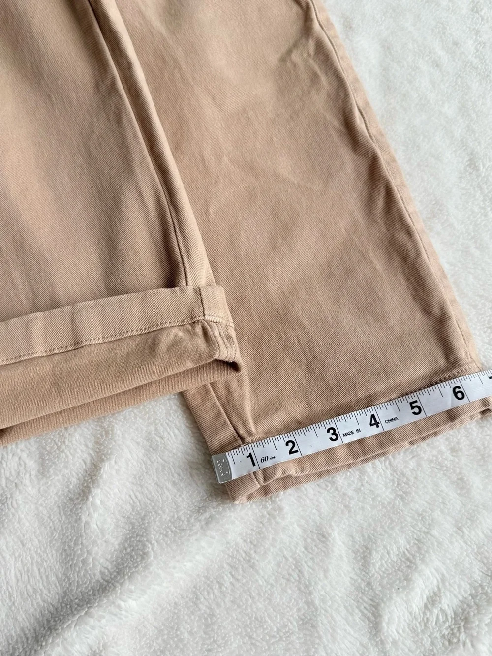 Everlane NWOT The Easy Cotton Tan Ankle Pants M
